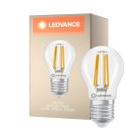 Ledvance Classic LED E27 Pera Filamento Chiara 3.4W 470lm - 827 Bianco Molto Caldo | Dimmerabile - Sostitutiva 40W
