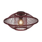 Good&Mojo Luce da soffitto Maui Bambù Burgundy S | Adatto per 1x E27 