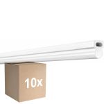 Confezione Multipack 10x Ledvance Reglette LED Linear Compatto High Output 10W 1000lm - 830 Luce Calda | 60cm