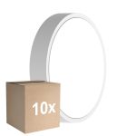 Confezione Multipack 10x Ledvance Bulkhead LED Il Giro Bianca 9.5W 1220lm - 830-840 CCT | 262mm - IP65