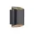 Nordlux Nico 22 Luce Da Parete Nero IP54 | Adatto per 4x GU10