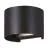 Eglo Luce Da Parete Calpino 3 Aluminium Nero Up & Down 2W 420lm - 830 Luce Calda -  | IP54