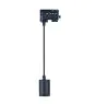Noxion Faretto a binario Luce Pendente 3 Fasi Aluminium Nero | Adatto per 1x GU10